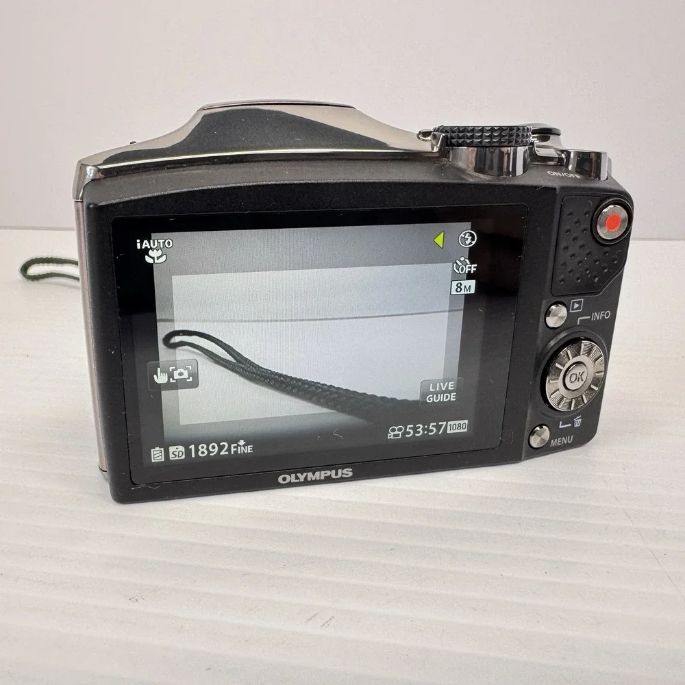 Olympus SZ-31MR 16MP Full HD Compact Digital Camera Tested & Working READ